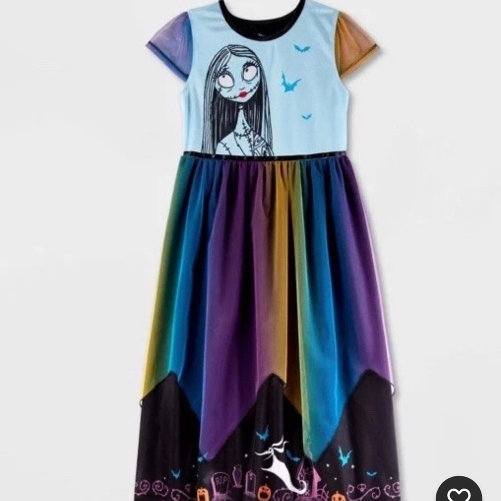 Disney Multicolor Kids Dress with Character Design